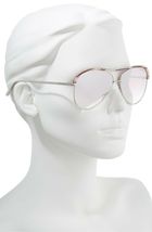 Tom Ford TF606 Sabine 60mm Aviator Mirrored Women&#39;s Sunglasses - £156.12 GBP