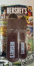 Hershey&#39;s Chocolate Brown Plastic Adjustable Tsp &amp; Tbsp Measuring Spoons NEW - £7.61 GBP