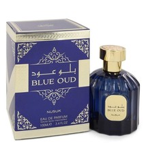 BLUE OUD Nusuk 100ml Perfume EDP Pure Imported Unisex 3.4 FL.OZ Spray - £51.46 GBP