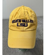Vintage LSU Tigers Hat Cap Strap Back Yellow Nike Death Valley Football ... - $29.69