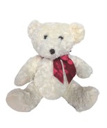 Dan Dee Collector&#39;s Choice Valentines Day White Bear Plush Stuffed Anima... - $25.73