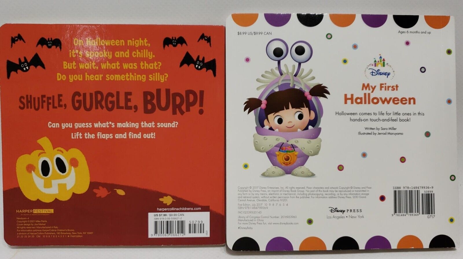 The Silly Sounds of Halloween + Disney Baby: My First Halloween Children's Book Item image 6