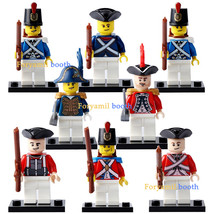 8pcs/set The Red Coats The Marine Corps - American Civil War Minifigure Toy - £13.43 GBP