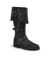 CARRIBEAN-299 MEN&#39;S Carribean Pirate Sparrow Captain Black Costume Knee ... - $172.26 CAD