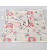 Blankets and Beyond Grey Elephant Blue Pink Security Blanket Lovey- READ - $536.77 MXN