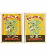 1986 Garbage Pail Kids Cards Series 6 221a Cracked Crystal / 221b Shrill... - €4,33 EUR