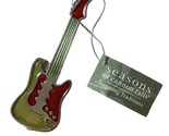 Seasons of Canon Falls Metal Electric Guitar Ornament 4 inch - $4.24