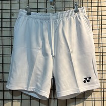 Yonex Unisex Badminton Shorts Sports Pants White [Size:100/105] NWT TW4134 - £25.93 GBP