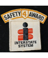 Interstate Motor Freight System safety 3 award driver patch 3-1/2 X 4  - $16.55
