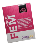 OML Fem | Omnilife | Sabor Durazno | Box w/30 sachets - $101.26 CAD