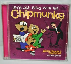 Lets All Sing With The Chipmunks CD Alvin Simon Theodore David Seville 2008 RARE - £62.05 GBP