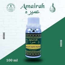 Musk Saphir Ajmal 100ML Natural Pure Perfume Oil By Amairah Royal Fragrance - £48.58 GBP