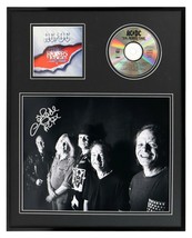Chris Slade Signed Framed 16x20 Photo &amp; AC/DC Razors Edge CD Display - £118.67 GBP