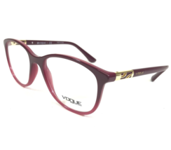 Vogue Eyeglasses Frames VO5168 2557 Red Pink Fade Gold Square 52-17-140 - £52.42 GBP