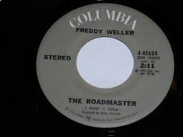 Freddy Weller The Roadmaster 45 Rpm Record Vintage Columbia Label - £12.78 GBP