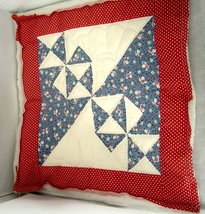  Red White and Blue 14&#39; X 14&quot; Quilted Block - £13.89 GBP