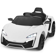 12V 2.4G RC Electric Vehicle with Lights-White - Color: White - £176.24 GBP