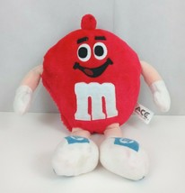 Vintage 1991 Mars M&amp;M&#39;s Ace Novelty Red Plush Stuffed Toy 12&quot; - £12.96 GBP