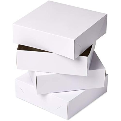 American Greetings Square White Gift Boxes with Lids, 9 in. x 9 in. (3-Count) - $13.04