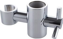 Weirun Solid Brass Replacement 25Mm Hand Held Shower Bracket For Slider, Chrome - £29.87 GBP