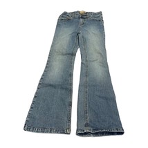 The Children’s Place Jeans Girls 12 Denim Stretch 5-Pockets Mid-Rise Flare Leg - $15.96