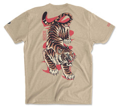 New Fuji Sports Tora Tiger BJJ Jiu-Jitsu T-Shirt T Tee Shirt - Cream Beige - £21.72 GBP