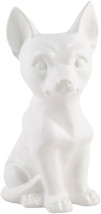 Chihuahua Terrier 70018 Puppy Dog Figurine Ceramic 5.75 X 10 H White - £25.32 GBP