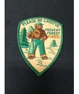 Vintage 1970s SMOKEY THE BEAR FOREST PREVENT FOREST FIRES Patch Unused - $187.59 MXN