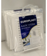 EUROPLAST 6&quot;x6&quot; White Plastic System Air Distribution Vent Cover Grill L... - $1,367.16 MXN