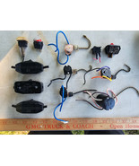 24OO66 ASSORTED ELECTRICAL SWITCHES: (3) INLINE ROCKERS, (5) PULL CHAINS... - $7.65