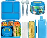 Bento Lunch Box For Kids With 8Oz Soup Thermo,Leak-Proof Lunch Container... - £53.41 GBP