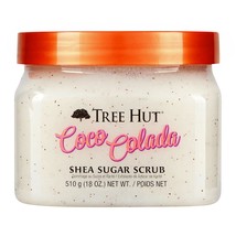 Tree Hut Shea Sugar Scrub Coco Colada, 18 oz, Ultra Hydrating and Exfoliating Sc - £21.57 GBP