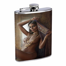 Persian Pin Up Girls D1 Flask 8oz Stainless Steel Hip Drinking Whiskey - £11.64 GBP