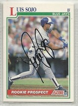 luis sojo signed autographed card 1991 Score RC WS Champ - £7.50 GBP