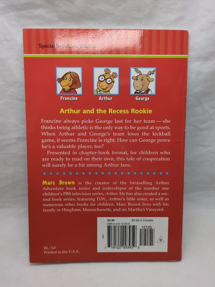 Arthur And The Recess Rookie Chapter Book 3 Item image 2