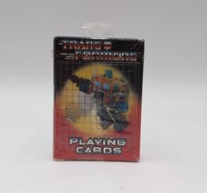 2002 Hasbro Transformers Factory Sealed Optimus Prime Lenticular  Bicycles Cards - £11.58 GBP