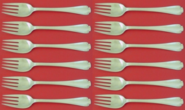 Flemish by Tiffany & Co. Sterling Silver Fish Fork Set of 12 pcs 7 1/8" - €1.465,14 EUR