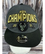 New Era 9FIFTY Milwaukee Bucks 2021 NBA Champions Snapback Trucker Hat - $14.50
