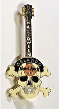 1999 Hard Rock Cafe ORLANDO Halloween Skull Guitar Pin - £11.99 GBP