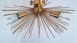 Modern Chandelier 3light Half Flush Mounted Bra Design Decor Collectible Part... - £180.06 GBP