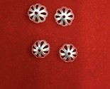 20 pièces casquettes rondes à dôme en argent sterling 925 9 mm, coupures... - $18.58