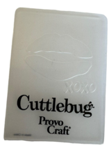 Cuttlebug Provo Craft Small Embossing Folder Lips Kiss XOXO Card Making - £3.18 GBP