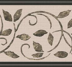 Dundee Deco DDAZBD9084 Peel and Stick Wallpaper Border - Damask Grey, Br... - £17.12 GBP