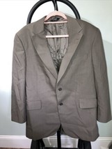 Jos A Bank Blazer Mens 42S Gray Green Wool Suit Jacket Sport Coat - £25.65 GBP