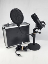 Sudotack ST-820 Microphone Kit Streaming Podcast USB w/ Case Stand cord ... - £35.50 GBP
