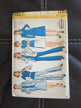 Vtg Simplicity 5537 Sewing Pattern Misses Unlined Jacket Skirt Pants Top 70s UC - £11.34 GBP