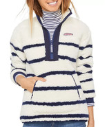 VINEYARD VINES Plush Teddy Supershep Fleece Marshmallow &amp; Deep Bay Size XL - $66.34 CAD