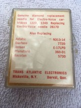 NOS TAE Diamond Replacement Needle Electro Voice 2617D &amp; Cartridges 122D... - $24.70