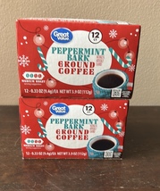 Great Value Peppermint Bark ground Coffee 2 boxes Exp 07/23 - $21.99