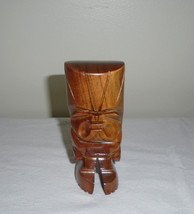 Milo Wood Hand Carved Tiki by Brian of Hawaii Vintage Hawaiian God - £42.83 GBP